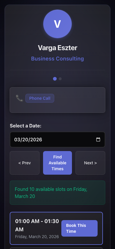 File upload booking form