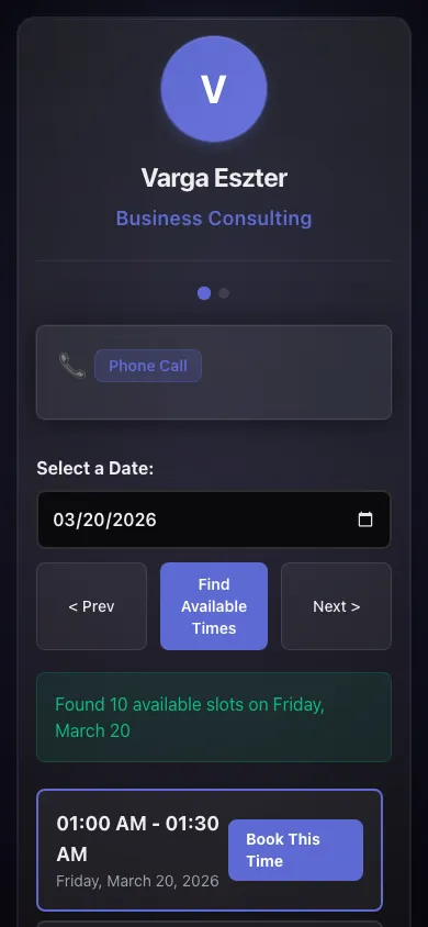 File upload booking form