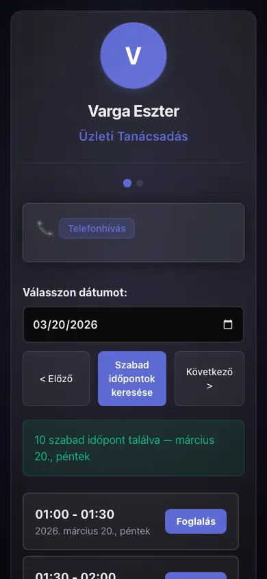 Fájlfeltöltés foglaló űrlap
