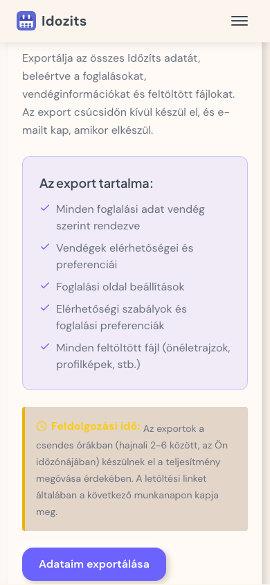 Fióktörlés megerősítése — végleges adattörlés